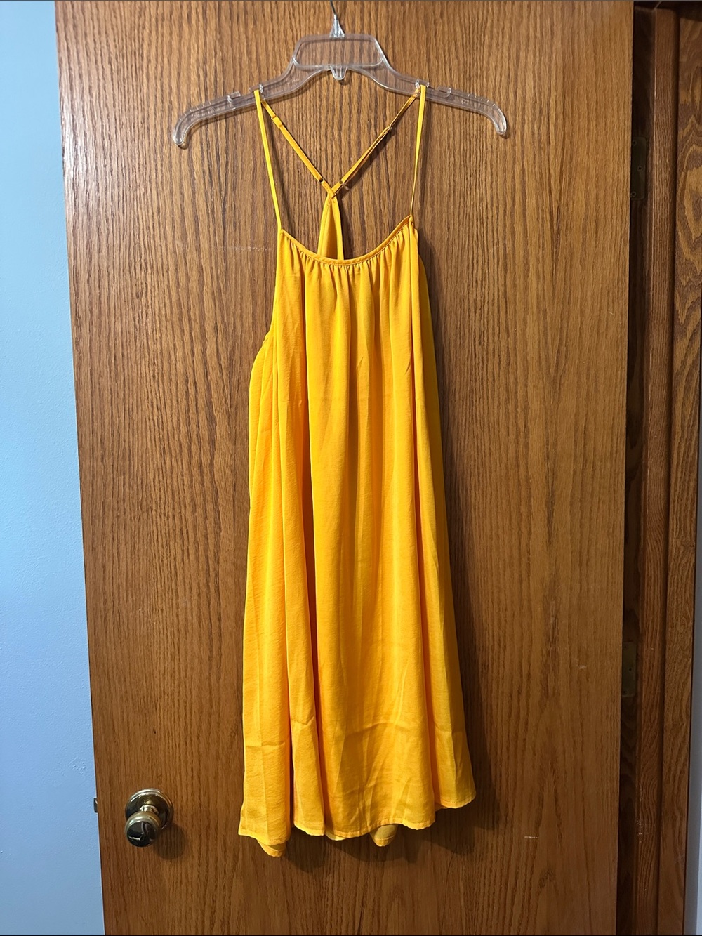 Banana Republic Bright Yellow Spaghetti-Strap Sundress